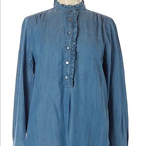 Long sleeve jean dress